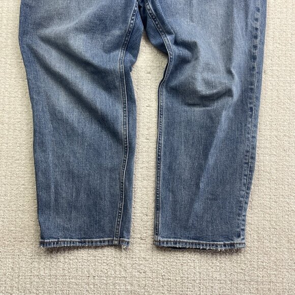 Abercrombie Fitch The Ankle Straight Ultra High Rise Blue Jeans Women’s 34/18S - Picture 3 of 11